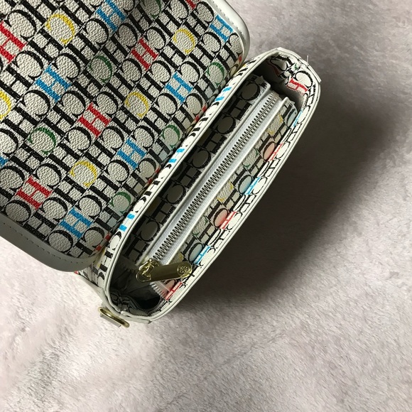 CH Printed multicolor Crossbody Bag Daily Commuter Design Fashionable Classic - Picture 13 of 16